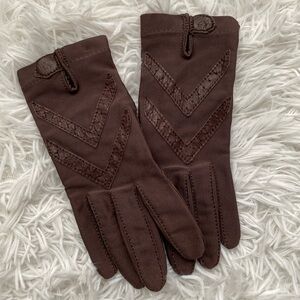 Isotoner vintage brown driving gloves